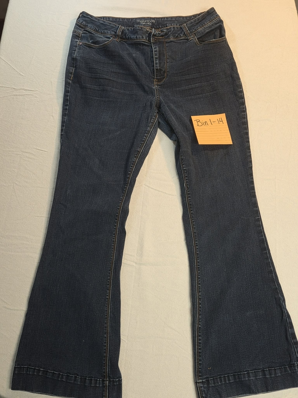 Maurices Dark Blue Boot Cut Jeans